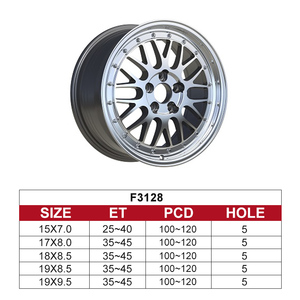 Rueda de Aluminio de 18X8.<span class=keywords><strong>5</strong></span> Pulgadas, ET35~45mm, PCD100~120mm, Buje de Aleación de <span class=keywords><strong>5</strong></span> Orificios, Ruedas Personalizadas para Automóviles de Pasajeros - Product Image 6