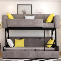 Cama plegable para niños, literas, muebles de dormitorio para espacio pequeño, apartamento pequeño, muebles modernos, sofás cama