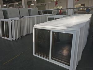 Fenêtre <span class=keywords><strong>coulissante</strong></span> en PVC anti-ouragan et résistante aux chocs, gris <span class=keywords><strong>anthracite</strong></span>, avec verre de sécurité feuilleté pour villa côtière (vente en gros) - Product Image 3