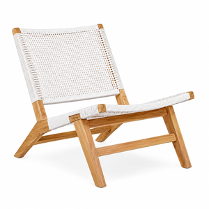 Traditional Indonesian Teak Eco-Friendly Durable Tropical Design Outdoor Garden Villa Bedroom Living Room Park <b>Relaxation</b> <b>Chair</b> - Product Image 1