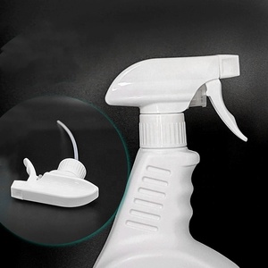 Flacon pulvérisateur vide en PE blanc 500ml/750ml/1000ml avec pompe déclencheur pour <span class=keywords><strong>antiseptique</strong></span>, alcool liquide, faux cils et masque facial - Product Image 2