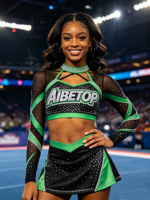 Fabricant d'uniformes de pom-pom girls sur mesure, service de conception gratuit, prix abordable, vêtements de cheerleading de haute qualité
