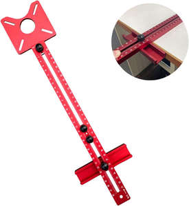 Router Milling Groove Bracket Woodworking Cutting <b>Tool</b> Aluminum Alloy OEM Available DIY Grade Hand-operated Industrial Use - Product Image 1