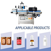 Applicateur d'étiquettes en PVC cosmétiques professionnels bocaux ronds canettes bouteilles mini étiqueteuse de bureau automatique