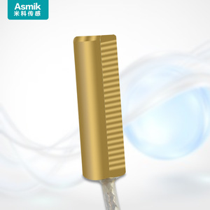 Capteur de température à résistance en laiton Asmik Pt100 à montage en surface avec fils pour la mesure de la température des parois de tuyaux - Product Image 2