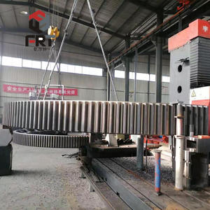 ผู้ผลิตวงแหวนเฟืองขนาดใหญ่สำหรับเตาเผาซีเมนต์แบบหมุน วงแหวนเฟืองแบบแบ่งส่วนที่ผลิตตามสั่ง ไม่ได้มาตรฐาน  จัดส่งโดยตรงจากผู้เชี่ยวชาญด้านเฟือง - Product Image 3