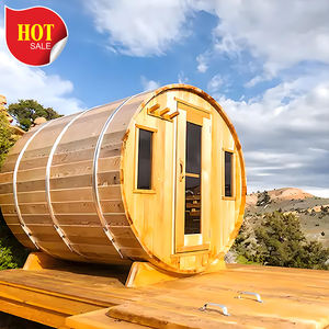 Quente na Polônia Sauna Exterior Seco Tradicional Boa Vista Recipiente Sauna Panorâmica Infravermelho Sauna Cápsula - Product Image 6