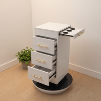 Chariot de coiffeur haut de gamme de qualité supérieure, chariot à outils de salon de coiffure, armoire de rangement mobile avec tiroirs