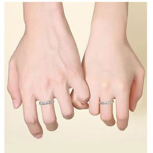Anillos De Pareja Silver Plated Romantic Heart Creative <b>Couple</b> <b>Ring</b> Wedding <b>Ring</b> Adjustable Open Wedding <b>Couple</b> <b>Ring</b> - Product Image 6