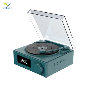 Haut-parleur <span class=keywords><strong>Bluetooth</strong></span> rétro Turrecord-Haut-parleur NFC sans fil, son stéréo Hi-Fi, idéal pour cadeau, décoration intérieure, conception de disque <span class=keywords><strong>vinyle</strong></span> - Product Image 3