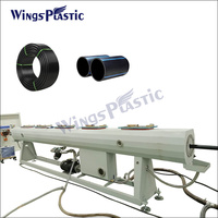 Nuevo tipo de máquina de tubos de plástico HDPE Máquina de fabricación de plástico PE
