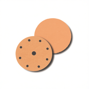 Discos de Lijado con Velcro TTAKE, 6+1 Agujeros, Grano 400, Discos Abrasivos de Fibra para Pulir Madera y Metal - Product Image 2