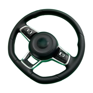 Palanca de Cambios Deportiva para Volante Volkswagen R-Line, Placa R de Cuero, Compatible con Modelos Golf y Polo - Product Image 1