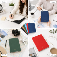Carnet en papier kraft vintage avec logo personnalisé, A5 B5, reliure cousue, couverture souple, journal pour la promotion scolaire