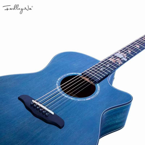 Guitarra Acústica Azul Farley Na de 41 Pulgadas, Acabado Brillante, Calidad Profesional, Personalizable - Product Image 2
