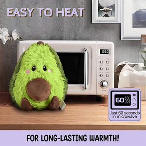 Peluche d'Avocat en Peluche Chauffable Personnalisée, Jouet <span class=keywords><strong>Alimentaire</strong></span> en Peluche non Parfumé, Kawaii, Micro-ondes, pour le Soulagement du Stress - Product Image 3