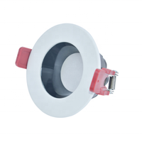 RONSE 2026 Downlight LED encastré moderne sans cadre, norme ETL, 80 CRI, 300lm, 7W, avec boîtier COB anti-éblouissement