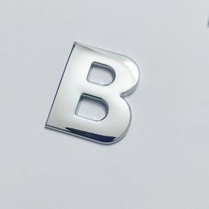 Kích Thước Lớn Kẽm Hợp Kim 3D Nổi 4.5Cm Tiếng Anh Thư Và Số Xe Sticker DIY Đuôi Sticker Xe Chuyển Sticker - Product Image 3