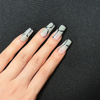 Vernis à ongles 5g Argenté Effet Super Miroir Métallique Sans Résidu à Base d'Eau Vegan Non Toxique Écologique DIY Marque Privée Fournitures de Salon Designer