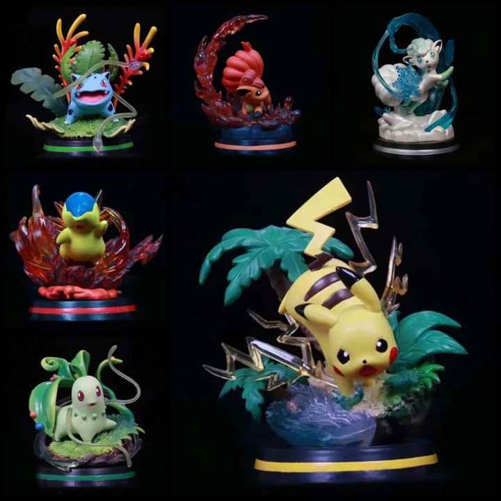 ポケモンフィギュア アニメフィギュア おもちゃ ピカチュウ 着ぐるみ 7個セット ポケモンフィギュア アニメフィギュア おもちゃ ピカチュウ