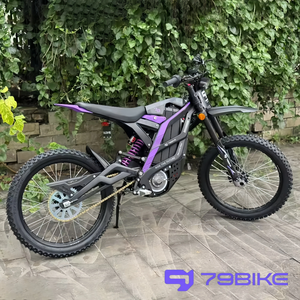 Bicicleta de Carretera Central sin Escobillas de Aluminio Forjado de 72V, 7 Velocidades y 10KW, con Batería de Litio Impermeable IP67 para Motocross de Montaña - Product Image 2