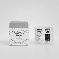 VS-315 Impression personnalisée, plateau en plastique de 5 ml avec deux flacons, étiquettes et boîtes pour flacons de 3 ml