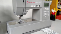 Machine à coudre zigzag SINGER HD6805C pour usage industriel, configuration à plat pour la maison, verrouillage pour la couture de tissus de chemise