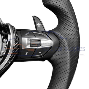 Volant de direction modifié en fibre de carbone de style sportif personnalisé pour X1 X3 X4 F10 F06 F91 F92 F93 F12 F13 F90 F02 ZC-M6-YD-T2 - Product Image 6