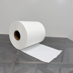 Rollos de Paños de Limpieza Blancos Resistentes, No Tejidos, Diseñados para Trabajos de Limpieza Difíciles, Fuertemente Absorbentes, Aptos para Aplicaciones Industriales - Product Image 4