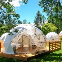 Dômes géodésiques de haute qualité pour resorts familiaux, tentes dôme pour événements extérieurs, tentes préfabriquées écologiques