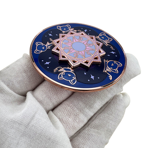 Tùy Chỉnh Xoay <span class=keywords><strong>Spinner</strong></span> Quay Ve Áo Pin Huy Hiệu Kim Loại Xoay Cầu Vồng Bánh Xe Quay Cứng Men Pin - Product Image 6