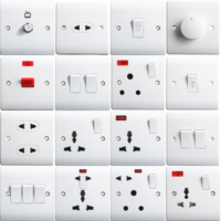 British Bakelite BS singleUK power wall électrique buster et poinçon luxe maison lumière mur usb prise commutateurs