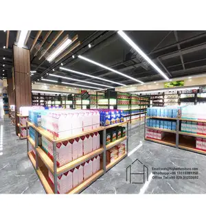 Negozio di montaggio scaffali all'ingrosso scaffali per supermercati unisce negozio di attrezzature scaffali usati in vendita