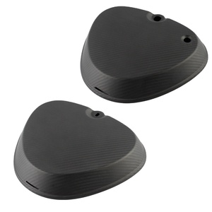 YHMOTO Cache latéral carré 100% fibre de carbone mat pour Simson S50 S51, protection de réservoir et batterie, pièces tuning - Product Image 1