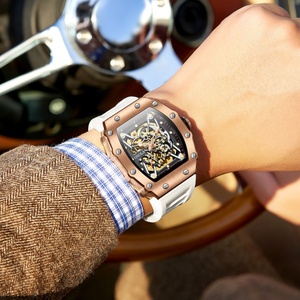 Relojes Mecánicos Deportivos ONOLA 3829 Clásicos con Correa de Silicona, Resistentes al Agua, Relojes de Cuarzo para Hombre - Product Image 3