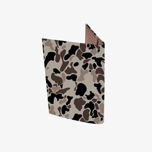 Funda de <span class=keywords><strong>Pasaporte</strong></span> Personalizada con Logotipo para Mujer, Diseño Preppy con Estampado de Camuflaje Morado, Linda Funda de <span class=keywords><strong>Pasaporte</strong></span> de Cuero PU para Chicas, Cartera Delgada para Viajes - Product Image 3