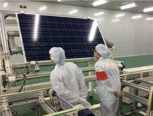 Panel Solar Monocristalino de Silicio Bifacial HJT de Alta Eficiencia (23.8%), Tipo N, Media Celda, Doble Vidrio, 385-405W - Product Image 4