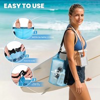 Sac étanche en PVC grande capacité pour activités de plein air, semi-transparent, idéal pour la plage, la natation et le rafting – Best-seller transfrontalier