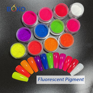 Polvo fluorescente a base de tinta uv para uñas, 12 colores, <span class=keywords><strong>kit</strong></span> de <span class=keywords><strong>pintura</strong></span> para uñas DIY - Product Image 2
