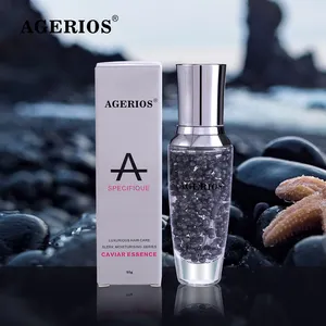 AGERIOS Serum Esensial Perawatan Rambut, Ekstrak Kaviar Super Berkilau Selama 24 Jam, Kondisioner Esensial Serum Perawatan Rambut