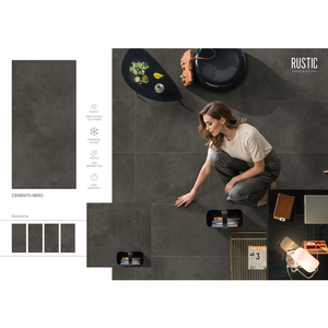 Cotton Gris Ceramic Porcelain Tiles 600x1200mm Grey Marble Floor <b>Wall</b> Tiles for Madagascar Projects - Product Image 4