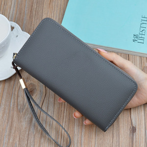 K397 Donne Portafogli con Cerniera <span class=keywords><strong>Rosa</strong></span> Tasca Del Telefono Supporto di Carta Della Borsa Della Rappezzatura Delle Donne Raccoglitore Lungo Della Signora Della Nappa Breve Della Borsa Della Moneta - Product Image 4