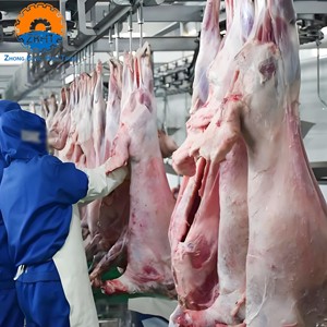 Ligne d'abattage de moutons halal haute capacité pour abattoir, équipement de transformation de viande de chèvre, agneau et mouton - Product Image 1