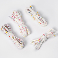 WEGOODZF Lacets plats personnalisés colorés en peluche douce et moelleuse en polyester unisexe pour baskets et chaussures décontractées