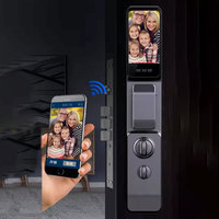 Cerradura Inteligente para Puerta con Reconocimiento Facial, Tarjeta de Memoria, Aplicación Usmart Go, Cerradura con Reconocimiento Facial 3D