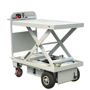 <span class=keywords><strong>Chariot</strong></span> à plateforme électrique à palettes plates en acier inoxydable, capacité de 400 kg, outils industriels, transport à quatre roues, Chine - Product Image 4