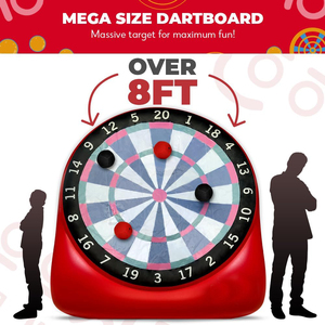 PVC Inflatable Giant Kick Darts Jumbo Soccer target Dartboard Carnival Games Oversized Dart Board Yard Lawn Game for Kids Adult - Product Image 6