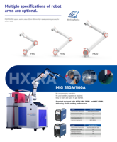 Robot de soudage collaboratif intelligent sans programmation, sans formation, cobot soudeur 6 axes, précision de 0,05 mm, vitesse de 0,5 à 2 m/min pour