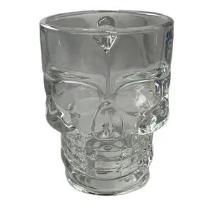 Arıtma kupası iskelet bira bardağı kolu ile viski Drinkware süt suyu bardak KTV bar için