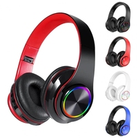 Casque de jeu sans fil Bt Tws Stereo Music Over Ear Earphone lumière LED Écouteurs de jeu B39 Headphones